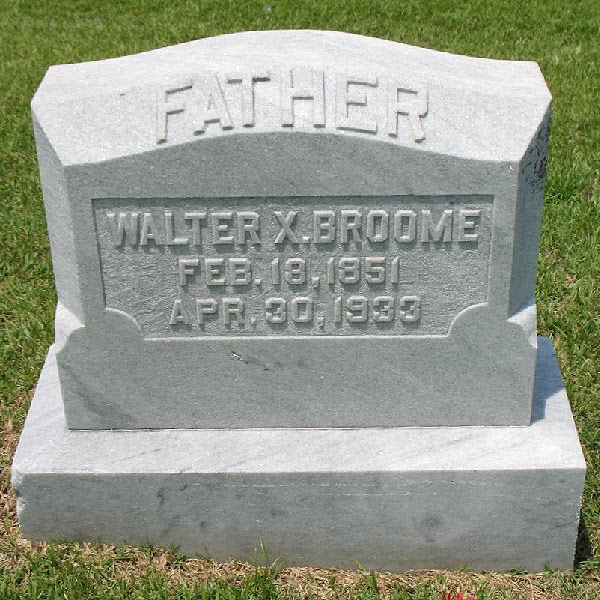 Walter X Broome