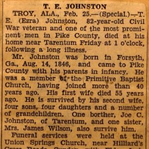 Thomas Ezra Johnston